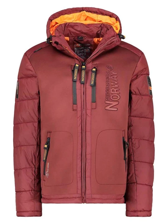 Zdjęcie produktu Geographical Norway Kurtka pikowana "Beachwood" w kolorze czerwonym rozmiar: M