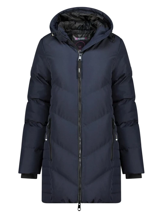 Zdjęcie produktu Geographical Norway Kurtka pikowana "Bisous" w kolorze granatowym rozmiar: L