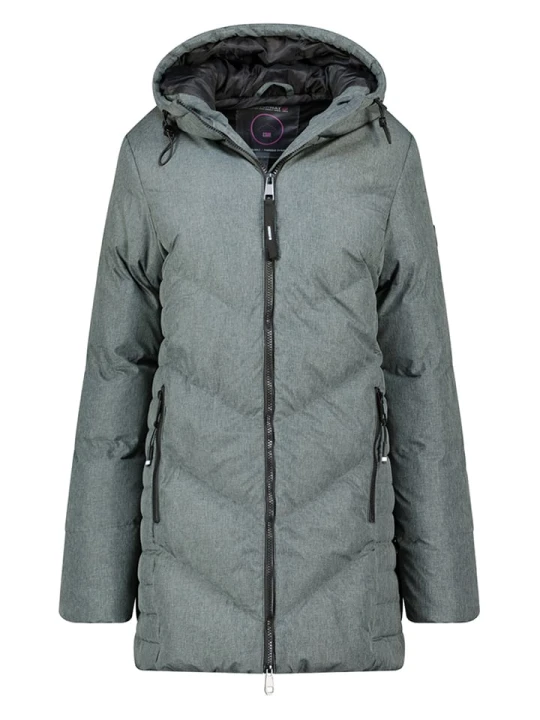 Zdjęcie produktu Geographical Norway Kurtka pikowana "Bisous" w kolorze szarym rozmiar: S