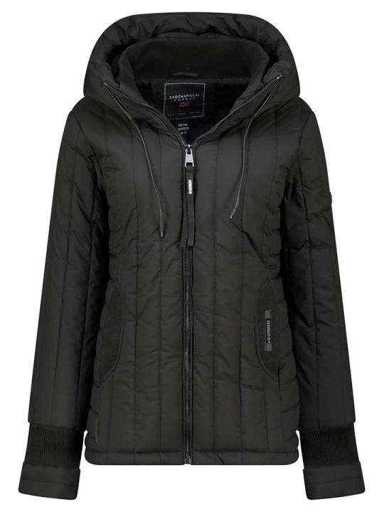 Zdjęcie produktu Geographical Norway Kurtka pikowana "Bitia" w kolorze czarnym rozmiar: L