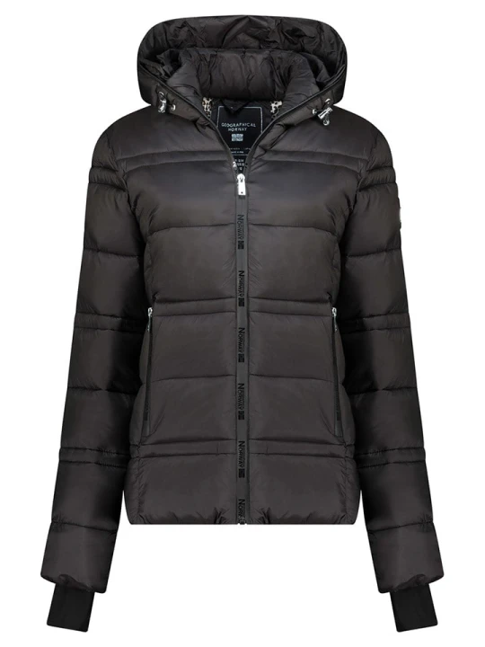 Zdjęcie produktu Geographical Norway Kurtka pikowana "Bliss" w kolorze czarnym rozmiar: M