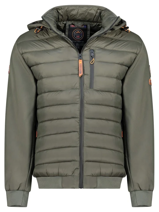 Zdjęcie produktu Geographical Norway Kurtka pikowana "Boswell" w kolorze khaki rozmiar: XXL