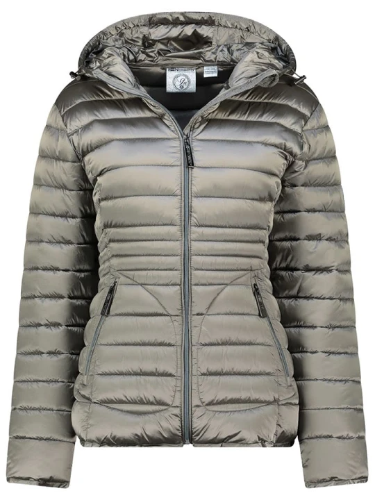 Zdjęcie produktu Geographical Norway Kurtka pikowana "Breezi" w kolorze jasnoszarym rozmiar: XXL