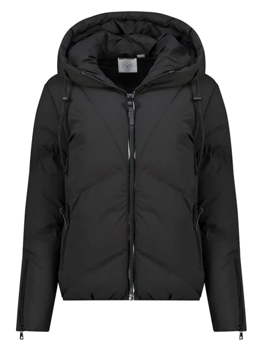 Zdjęcie produktu Geographical Norway Kurtka pikowana "Brenda" w kolorze czarnym rozmiar: S