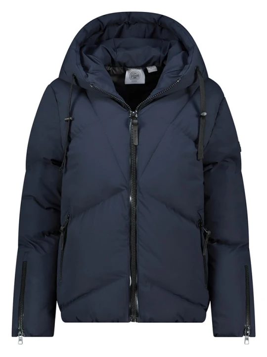 Zdjęcie produktu Geographical Norway Kurtka pikowana "Brenda" w kolorze granatowym rozmiar: L