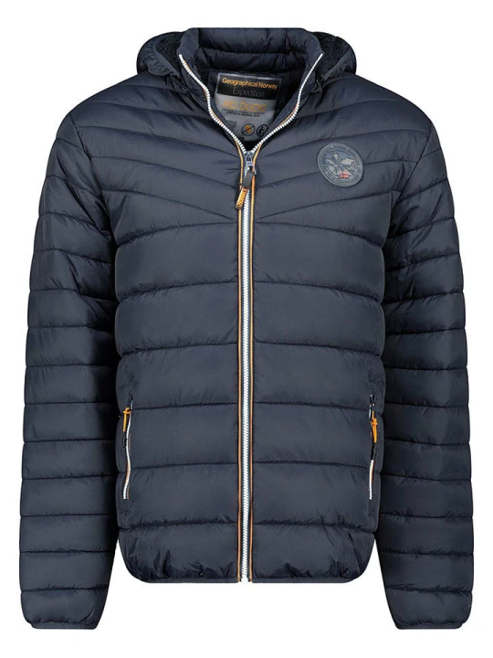 Zdjęcie produktu Geographical Norway Kurtka pikowana "Brook" w kolorze granatowym rozmiar: S