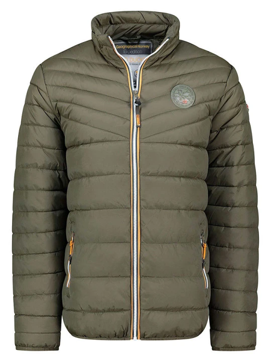 Zdjęcie produktu Geographical Norway Kurtka pikowana "Brook" w kolorze khaki rozmiar: 3XL
