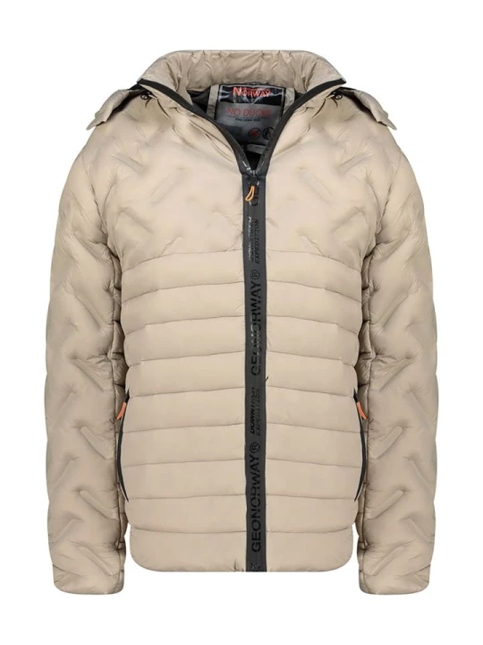 Zdjęcie produktu Geographical Norway Kurtka pikowana "Burator" w kolorze beżowym rozmiar: XXL