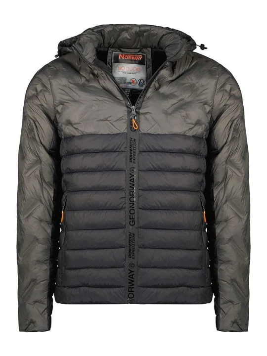Zdjęcie produktu Geographical Norway Kurtka pikowana "Burator" w kolorze ciemnoszarym rozmiar: XL