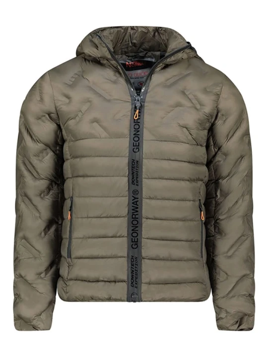 Zdjęcie produktu Geographical Norway Kurtka pikowana "Burator" w kolorze khaki rozmiar: 164