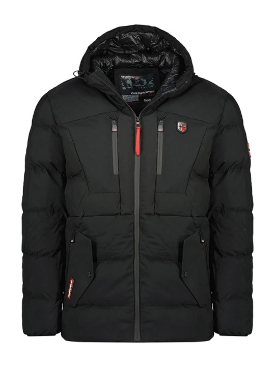 Zdjęcie produktu Geographical Norway Kurtka pikowana "Cachot" w kolorze czarnym rozmiar: 164