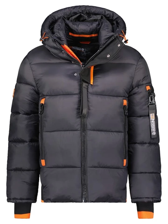 Zdjęcie produktu Geographical Norway Kurtka pikowana "Calix" w kolorze antracytowym rozmiar: 152