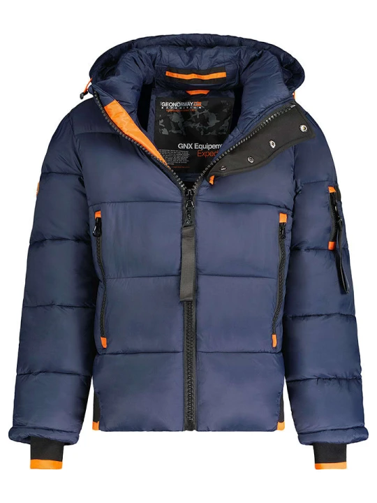 Zdjęcie produktu Geographical Norway Kurtka pikowana "Calix" w kolorze granatowym rozmiar: 164