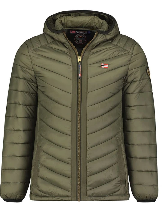Zdjęcie produktu Geographical Norway Kurtka pikowana "Carliti hood" w kolorze khaki rozmiar: 140