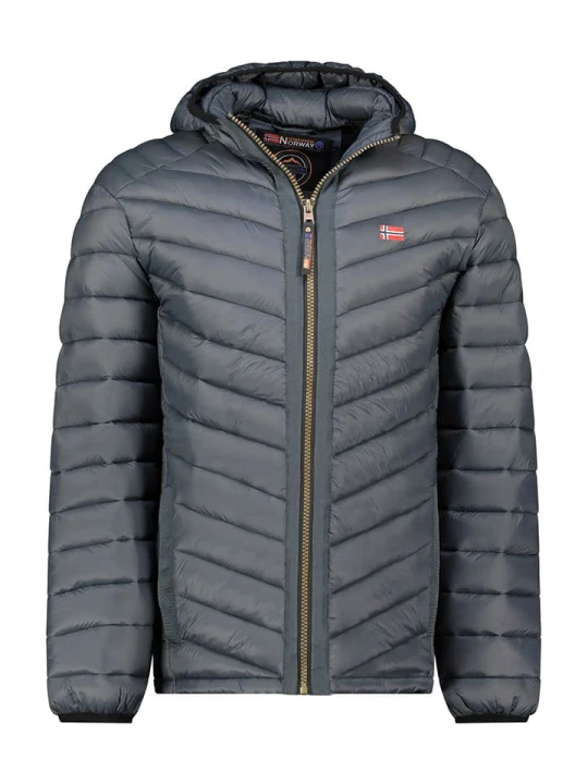 Zdjęcie produktu Geographical Norway Kurtka pikowana "Carliti" w kolorze ciemnoszarym rozmiar: S