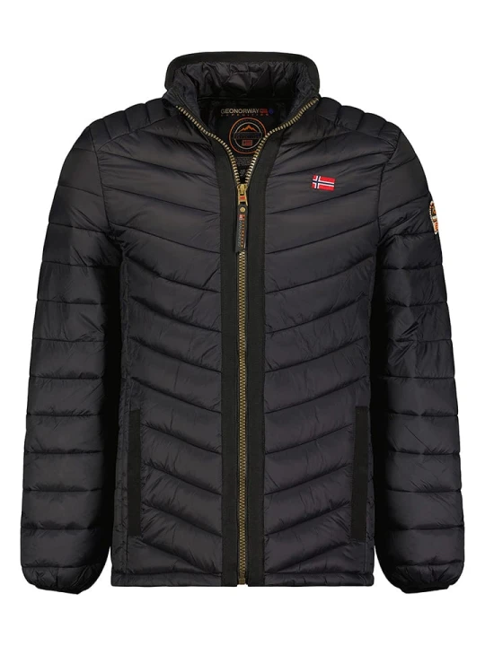 Zdjęcie produktu Geographical Norway Kurtka pikowana "Carliti" w kolorze czarnym rozmiar: S