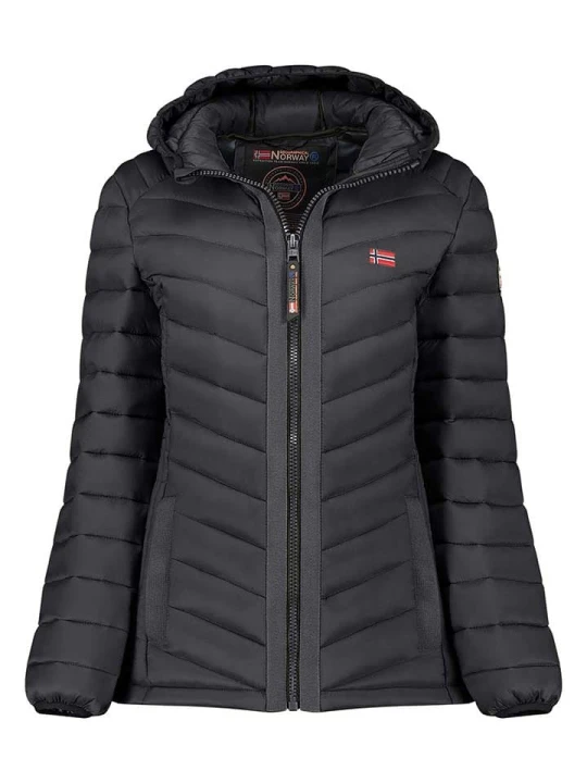 Zdjęcie produktu Geographical Norway Kurtka pikowana "Carliti" w kolorze czarnym rozmiar: XXL