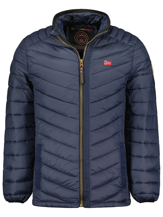 Zdjęcie produktu Geographical Norway Kurtka pikowana "Carliti" w kolorze granatowym rozmiar: S