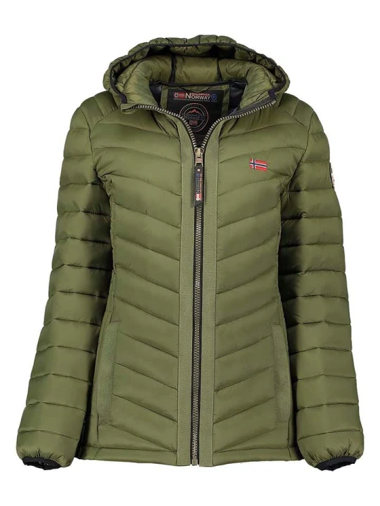 Zdjęcie produktu Geographical Norway Kurtka pikowana "Carliti" w kolorze khaki rozmiar: S