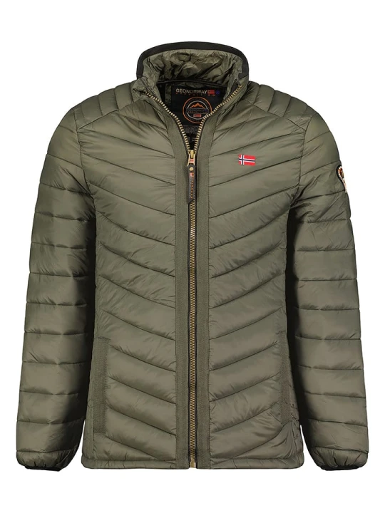 Zdjęcie produktu Geographical Norway Kurtka pikowana "Carliti" w kolorze oliwkowym rozmiar: XXL