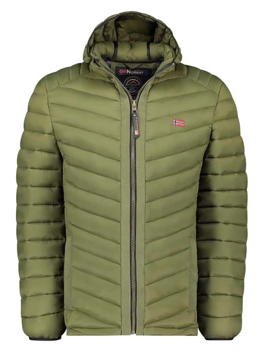 Zdjęcie produktu Geographical Norway Kurtka pikowana "Carliti" w kolorze oliwkowym rozmiar: S