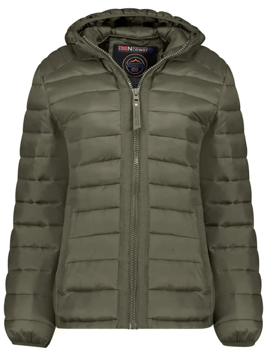 Zdjęcie produktu Geographical Norway Kurtka pikowana "Carlitilimo" w kolorze khaki rozmiar: M