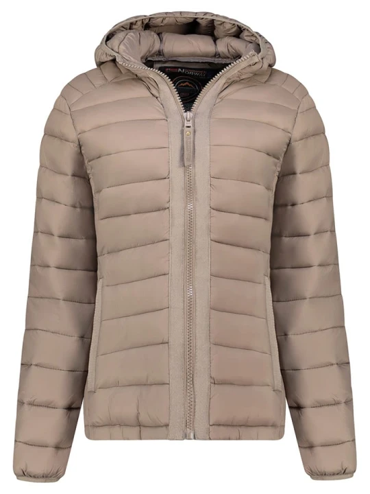 Zdjęcie produktu Geographical Norway Kurtka pikowana "Carlitilimo" w kolorze szarobrązowym rozmiar: XL