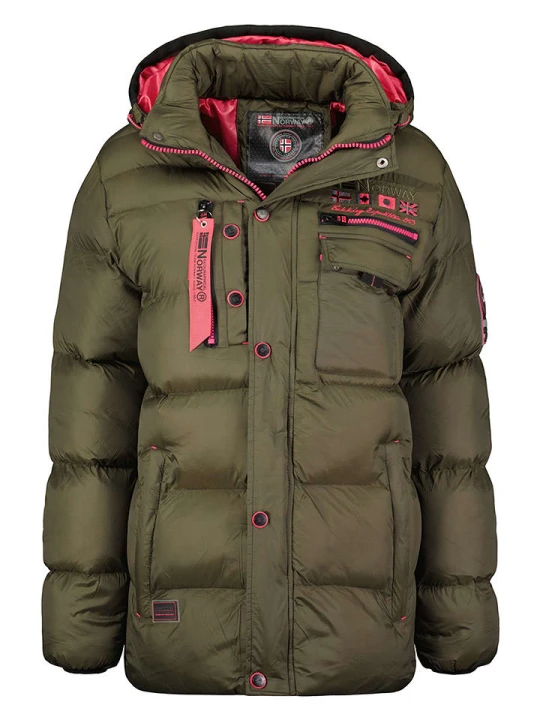 Zdjęcie produktu Geographical Norway Kurtka pikowana "Citernier" w kolorze khaki rozmiar: XL
