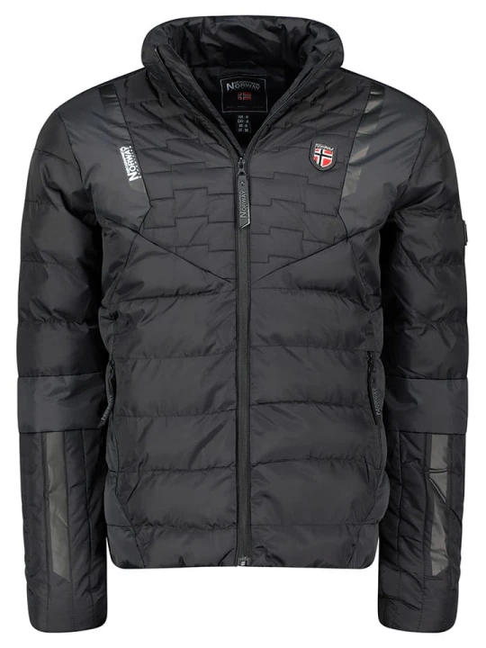 Zdjęcie produktu Geographical Norway Kurtka pikowana "Civan" w kolorze czarnym rozmiar: XXL