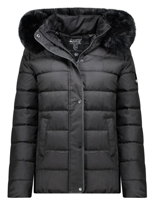 Zdjęcie produktu Geographical Norway Kurtka pikowana "Demoiselle" w kolorze czarnym rozmiar: XXL
