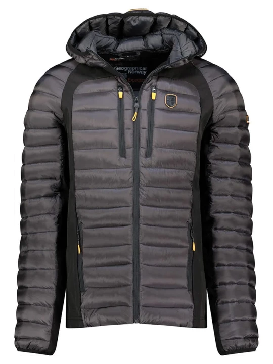Zdjęcie produktu Geographical Norway Kurtka pikowana "Diabolo" w kolorze antracytowym rozmiar: 3XL