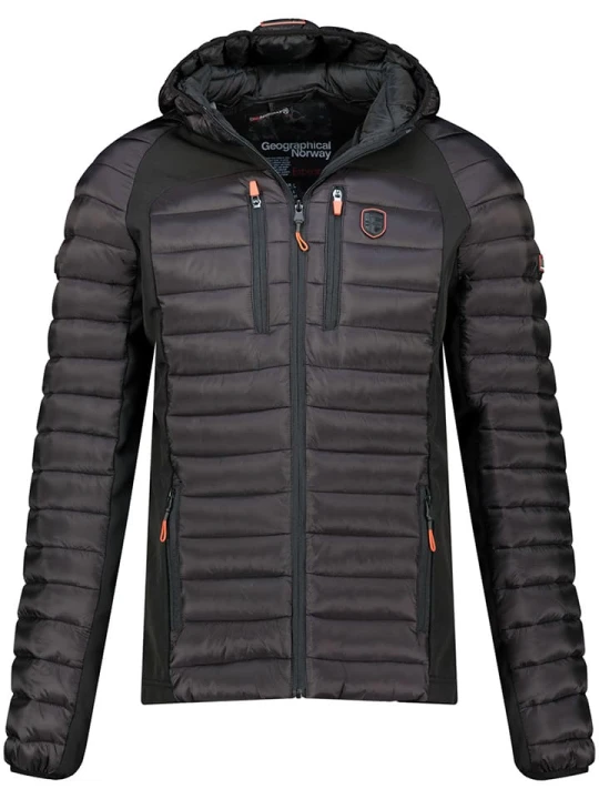 Zdjęcie produktu Geographical Norway Kurtka pikowana "Diabolo" w kolorze czarnym rozmiar: 3XL