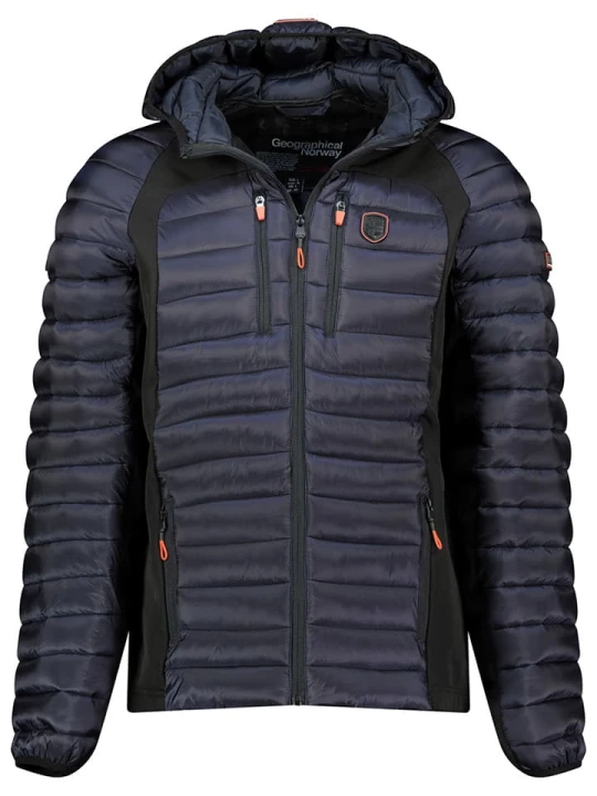 Zdjęcie produktu Geographical Norway Kurtka pikowana "Diabolo" w kolorze granatowym rozmiar: M