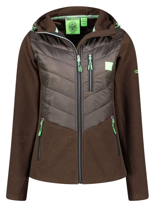 Zdjęcie produktu Geographical Norway Kurtka pikowana "Tulka" w kolorze brązowym rozmiar: S