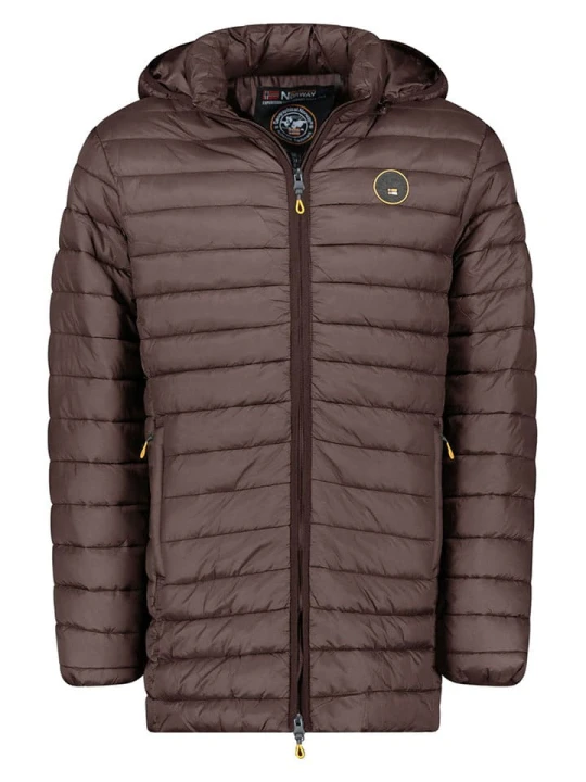 Zdjęcie produktu Geographical Norway Kurtka pikowana w kolorze brązowym rozmiar: M