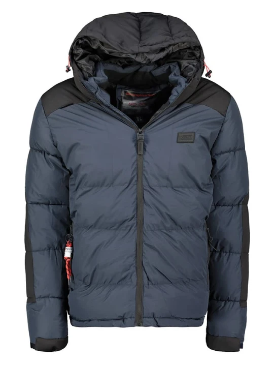 Zdjęcie produktu Geographical Norway Kurtka pikowana w kolorze granatowo-czarnym rozmiar: XL