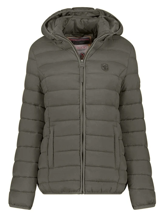Zdjęcie produktu Geographical Norway Kurtka pikowana w kolorze khaki rozmiar: L