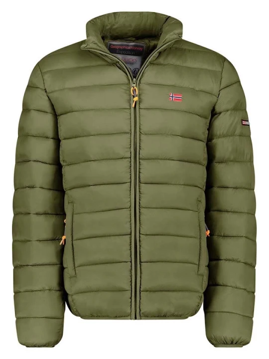 Zdjęcie produktu Geographical Norway Kurtka pikowana w kolorze khaki rozmiar: S
