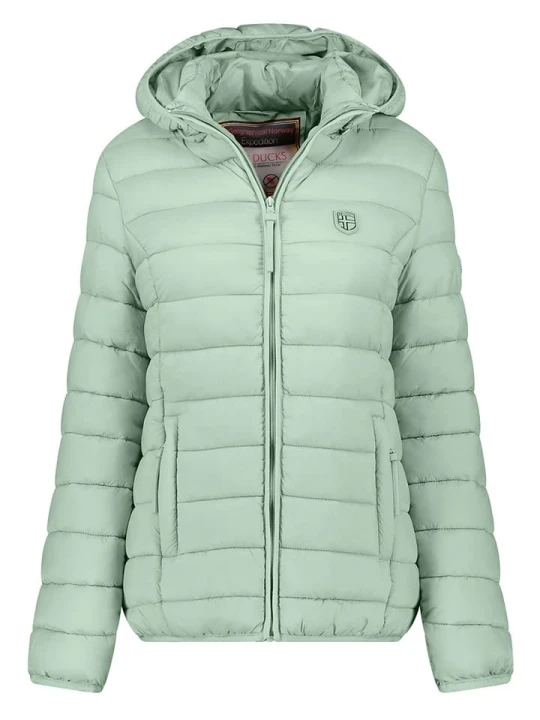Zdjęcie produktu Geographical Norway Kurtka pikowana w kolorze zielonym rozmiar: XXL