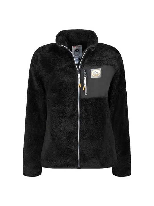 Zdjęcie produktu Geographical Norway Kurtka polarowa "Precious" w kolorze czarnym rozmiar: 176