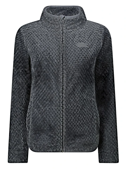 Zdjęcie produktu Geographical Norway Kurtka polarowa "Tadaba" w kolorze antracytowym rozmiar: XXL