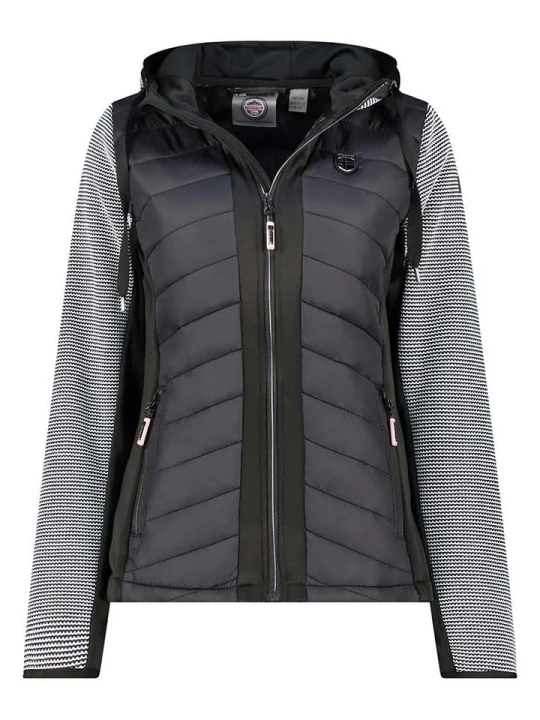 Zdjęcie produktu Geographical Norway Kurtka polarowa "Tagnifique" w kolorze czarnym rozmiar: S