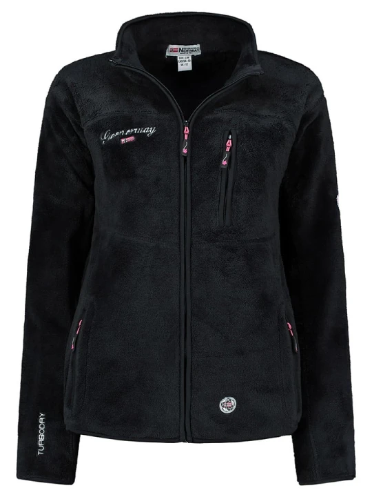 Zdjęcie produktu Geographical Norway Kurtka polarowa "Tamoureuse" w kolorze czarnym rozmiar: S