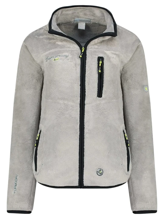 Zdjęcie produktu Geographical Norway Kurtka polarowa "Tamoureuse" w kolorze jasnoszarym rozmiar: M