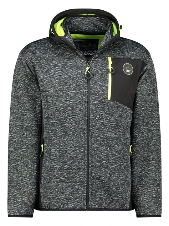 Zdjęcie produktu Geographical Norway Kurtka polarowa "Tank" w kolorze szarym rozmiar: S