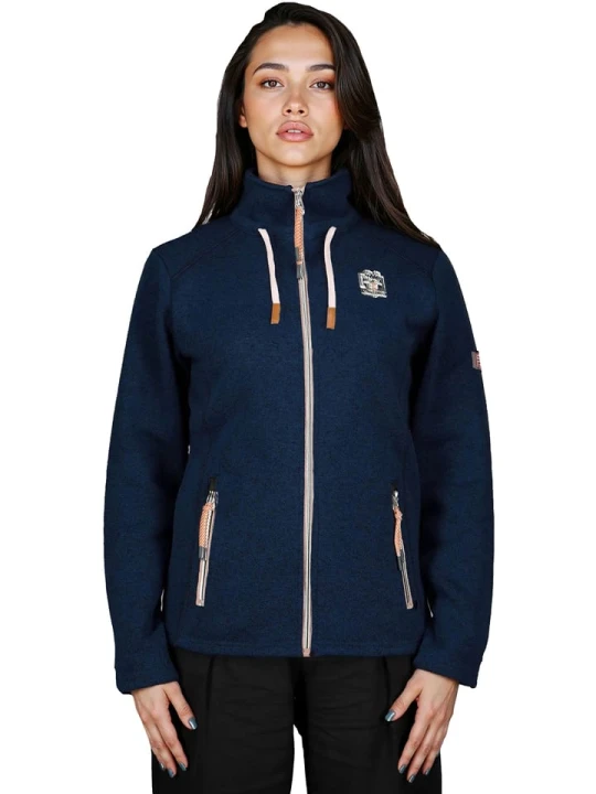Zdjęcie produktu Geographical Norway Kurtka polarowa "Tarentella" w kolorze granatowym rozmiar: XL