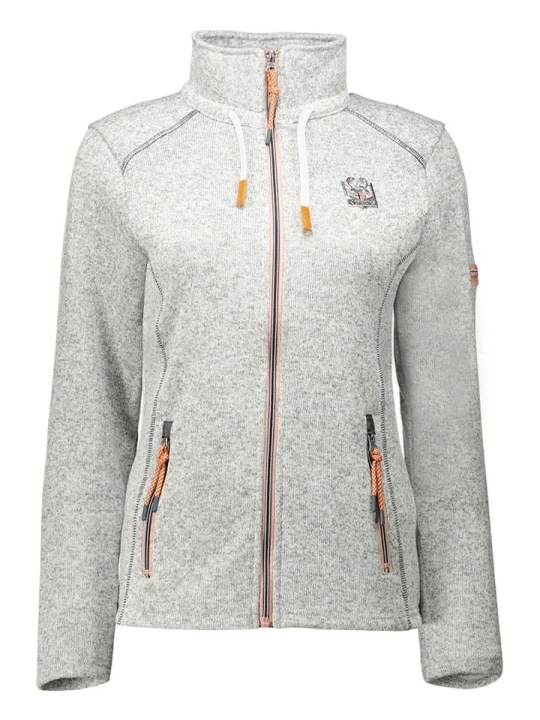 Zdjęcie produktu Geographical Norway Kurtka polarowa "Tarentella" w kolorze jasnoszarym rozmiar: XXL