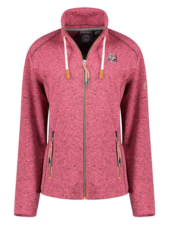 Zdjęcie produktu Geographical Norway Kurtka polarowa "Tarentella" w kolorze różowym rozmiar: XL