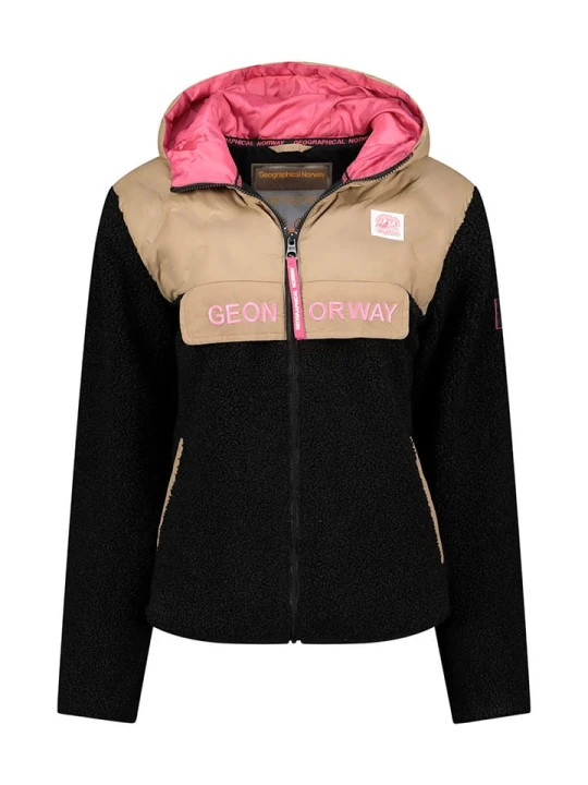 Zdjęcie produktu Geographical Norway Kurtka polarowa "Techic" w kolorze czarnym rozmiar: XXL