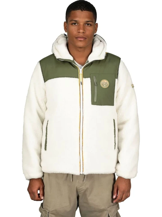 Zdjęcie produktu Geographical Norway Kurtka polarowa "Terpa" w kolorze kremowym rozmiar: XL